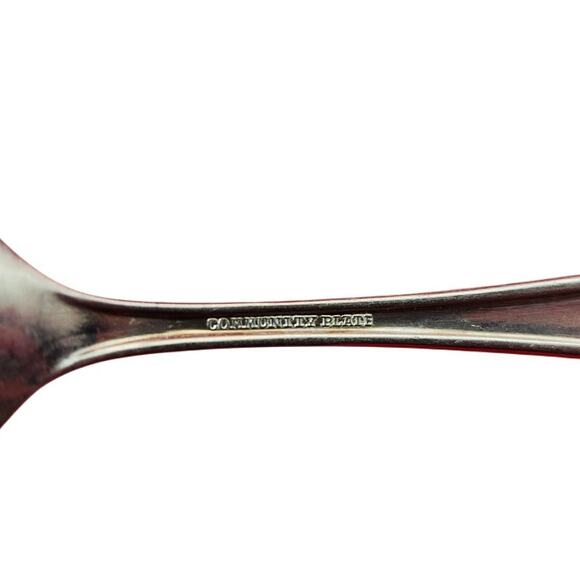 Oneida Adam Silverplate 1917 Teaspoon Lot of 3 Vintage Flat Handle 6” Pattern - Picture 3 of 8